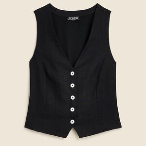 LAST CHANCE NWT J.Crew Slim Fit Linen Vest Size 2